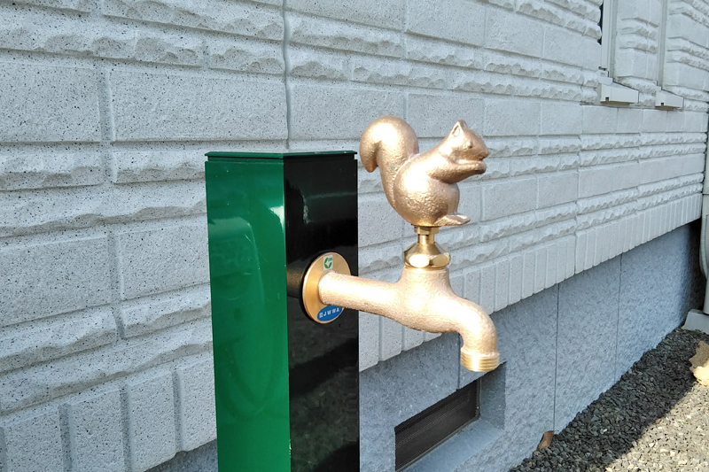 香川県 三豊市S様邸　リフォーム 外構　立水栓